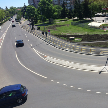 Кръгово кръстовище Трапезица, Бургас