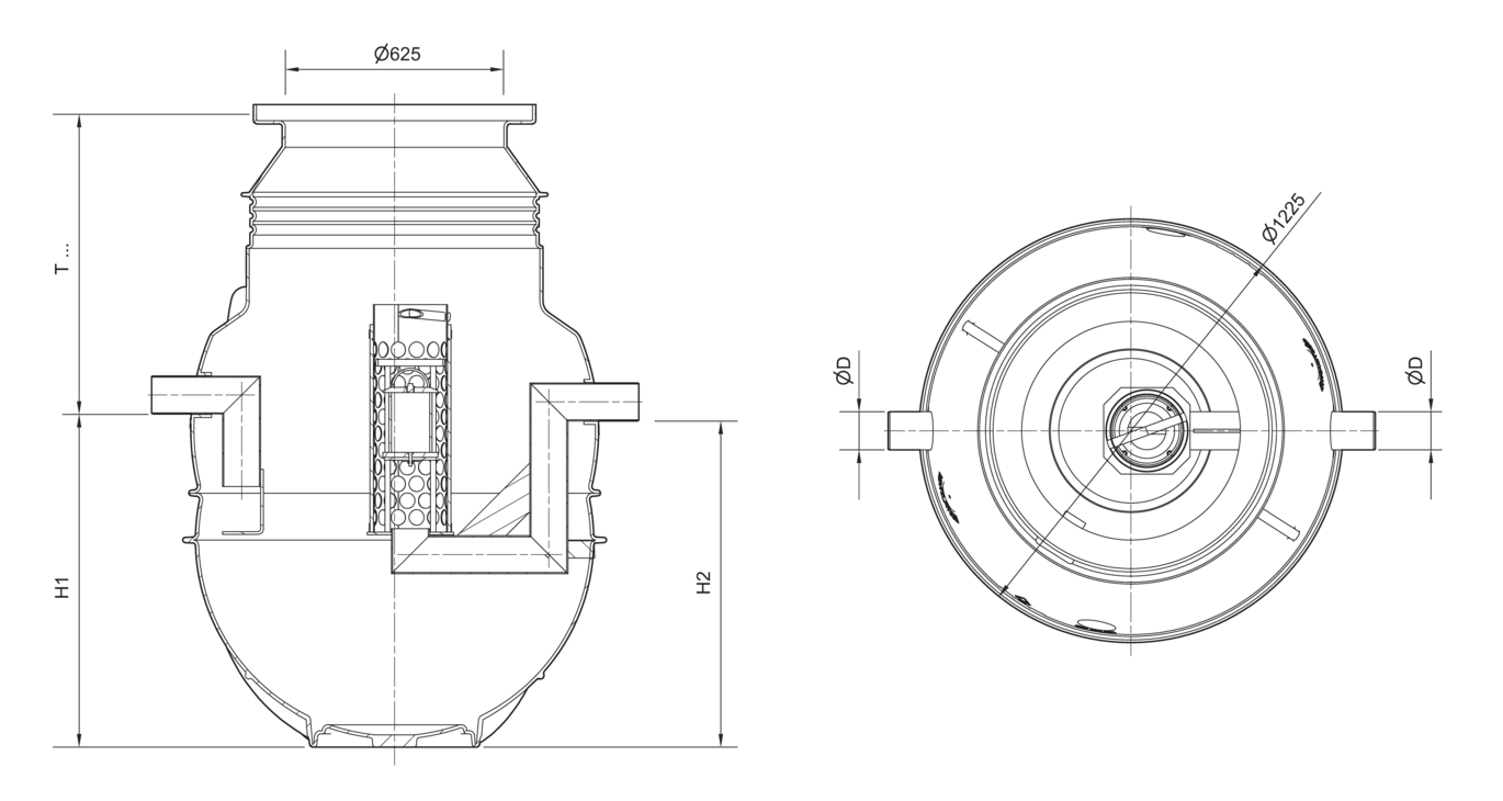 ACO Oleopator P-SD Drawing 