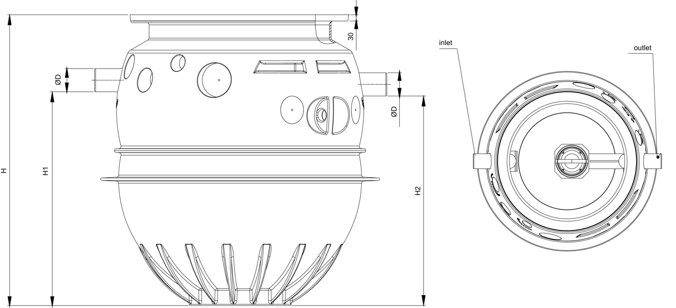 ACO Oleopator P Drawing