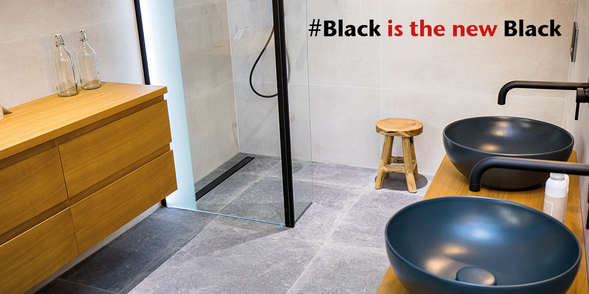 ACO ShowerDrain C Black Heather With Claim