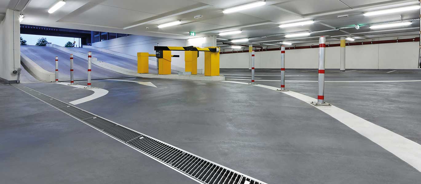 ACO underground parking line drainage solution